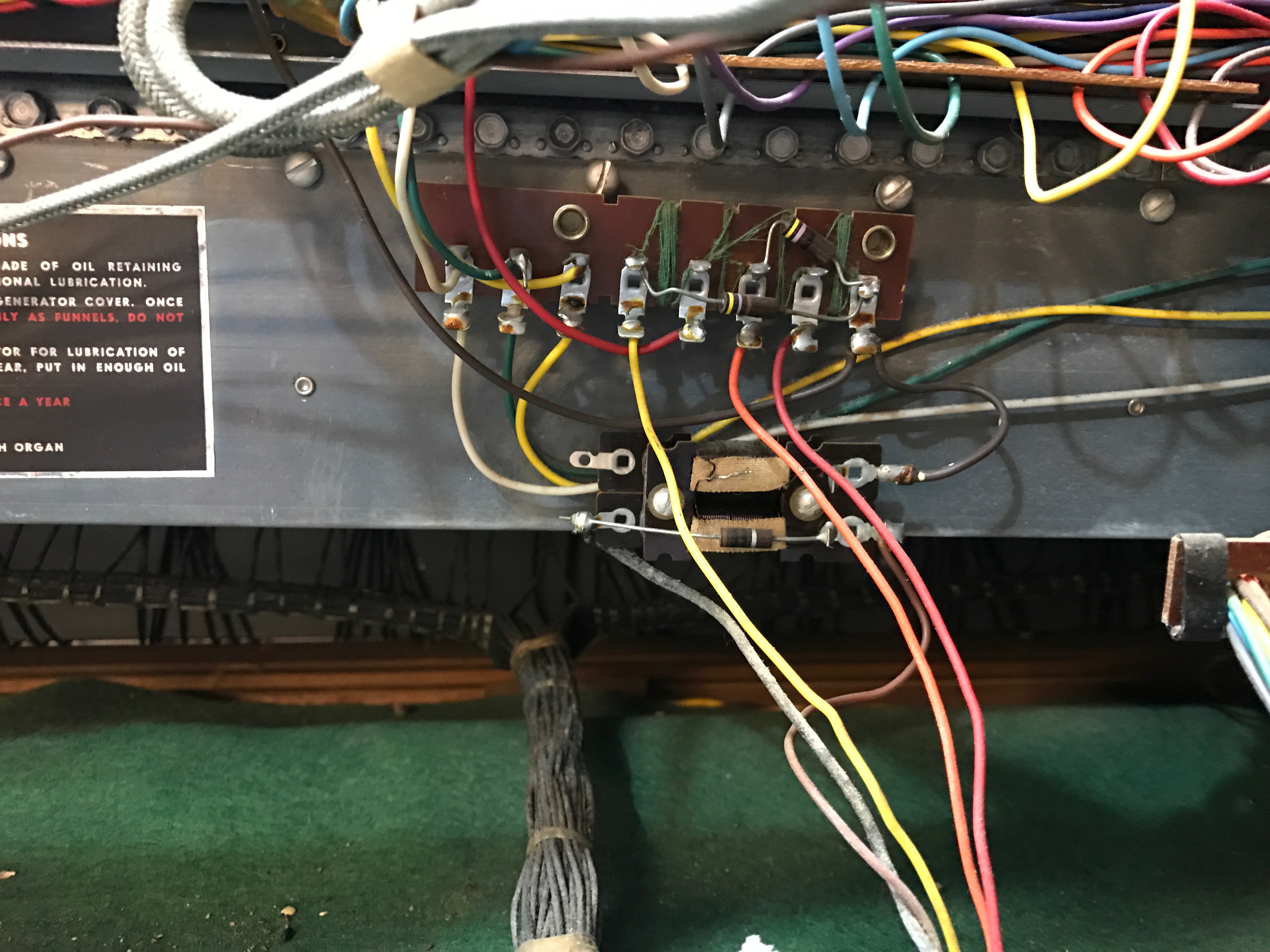 Bass pedal pull bar wiring